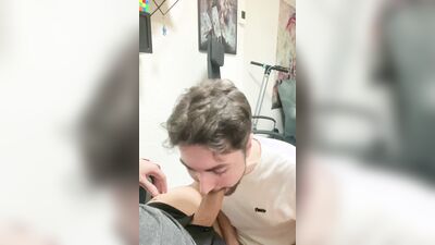 making my latin friend cum in my mouth