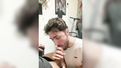 making my latin friend cum in my mouth