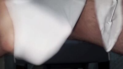 SHE LOVES WHITE PANTIES TO MAKE HER LOOK BETTER AT THE BIG COCK MALE MOANS AND HANDJOB WITH CONDOM - (ITALIAN DIRTY DIALOGUE)