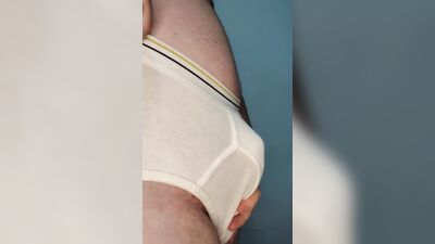 Bulge worship in sexy Stafford tighty whities (with sound)