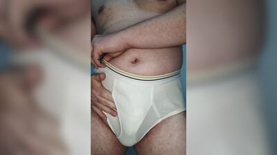 Bulge worship in sexy Stafford tighty whities (with sound)
