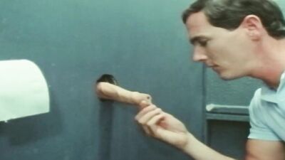 Naughty Rick Drains A Huge Dick In Mysterious Gloryhole