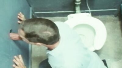 Naughty Rick Drains A Huge Dick In Mysterious Gloryhole