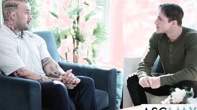 Power Crazy Parole Officer Fucks Tatted Muscle Ex-Con