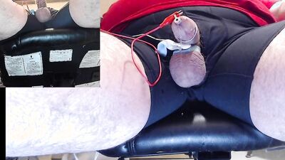Stimming in my undies, precum dripping cock bouncing.
