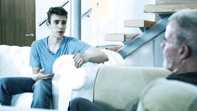 Stepdad Pounds Twink in Locked Down Lust - DisruptiveFilms