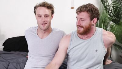 Handsome Justin Taylor Spreads His Ass for Sage Hardwell
