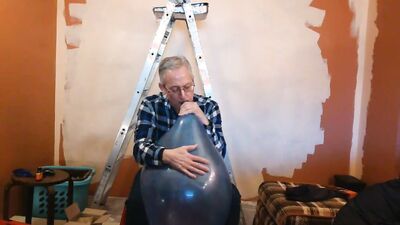 134) Slow Motion Pops from Vid 133 - Balloon Pop Fetish - Looner Daddy