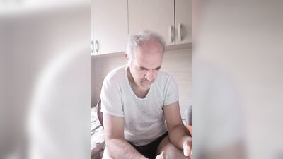 I jerk my hard cock, piss twice in the empty bottle and read a book.