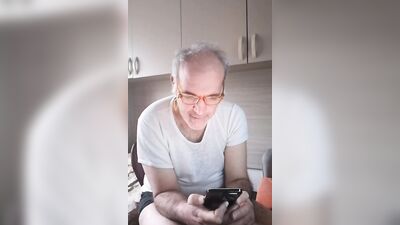 I jerk my hard cock, piss twice in the empty bottle and read a book.