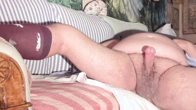 Cutest Teddy Bear Released so Much Cum, Huge Bull Balls