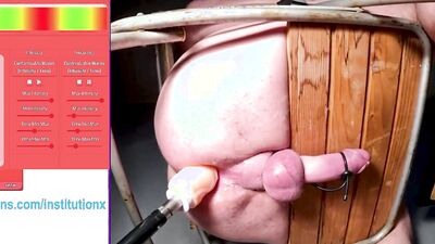 Ruined On Impalement Chair After 6 Days Electro Edging - HFO