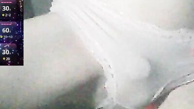 Close-Up Femboy Foxxo Bulge in Pink Panties