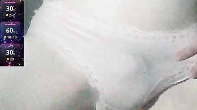 Close-Up Femboy Foxxo Bulge in Pink Panties