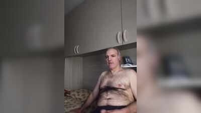 I jerk my cock off at a late-night show with my fans.