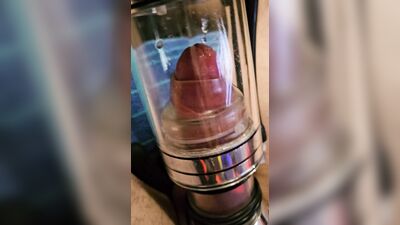 Milking Machine Session.15 - Uncut Married Tradie shoots 2 loads into milking machine