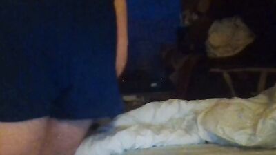Fat boy moans and has the spas of his life