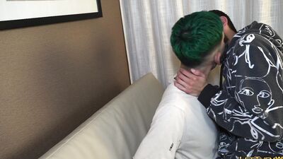 11 inch Monster Cock Fucks Tiny Twink Bareback Uncut Dick LetThemWatch