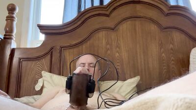 Blake tries his luck at orgasming with his two favorite super strokers.