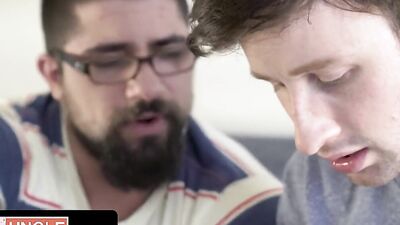 Lad gets his ass rammed from behind by a horny bloke's schlong