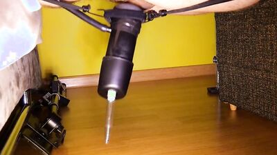Amateur guy is shoving his hard dick into his favorite toy
