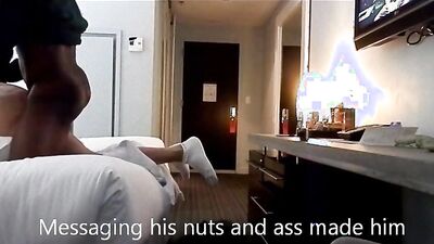 Horny dude is shoving his BBC deep down his mate's anal