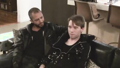 Two amateur blokes are having fun in some hot gay action