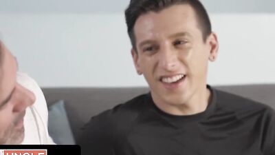Collin Lust and Manuel Skye in some rough gay sex scene