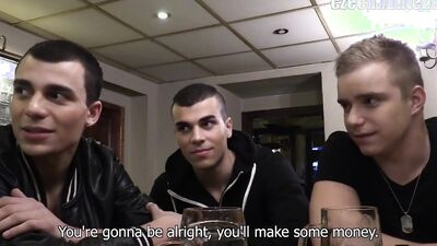 TWINKPOP - He Called A Sporty Hunk He Fucked Last Summer To Bring His Horny Friends For An Orgy