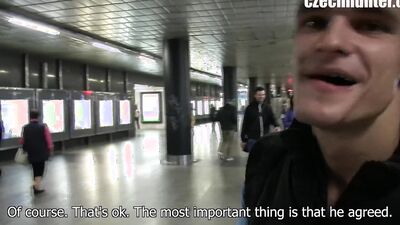 TWINKPOP - He Found Some Random Handsome Guys That Needed Had A Threesome With Them