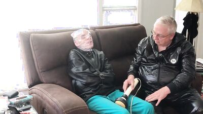 Jun 14 2022 - A relaxing time in my straitjacket with heat shrink wrap breath control