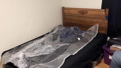 My shiny American ski Jacket & PVC aprons are perfect for a long, sweaty, relaxing drinking session