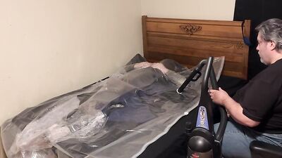 My shiny American ski Jacket & PVC aprons are perfect for a long, sweaty, relaxing drinking session