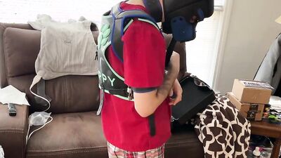 Mar 17 2023 - Unboxing my blue pup hood & heavy chain lead