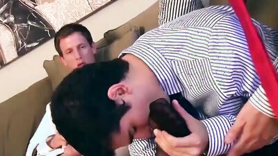 GentlemensCloset: Keith Banks and Fernando Reve lick and suck Master Niklas Roth shoes