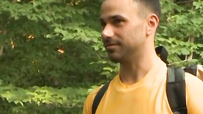 DaddysexFiles: Joe Parker and CJ Parker bang Conner Habibs ass when caught pissing on the camp