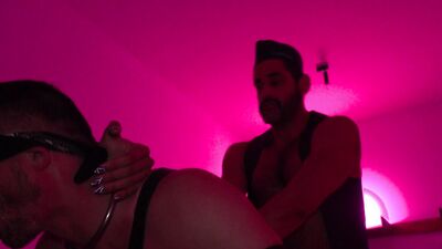 HORNY BASTARDS TEAR UP BEEFY LAD’S HOLE IN RED LIGHT DISTRICT FUCKFEST