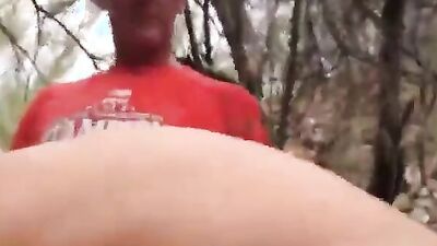 Spanish forest cruising with a hot amateur babe in a wild bareback ride