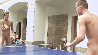 Benjamin Dunn and Maxim Moira get down and dirty with young stud in public