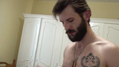 10 INCH MONSTER COCK HIPPIE RAVAGES SMOOTH BLONDE BTM