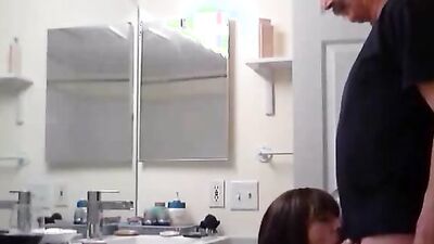 old guy fucks his friend (crossdresser)