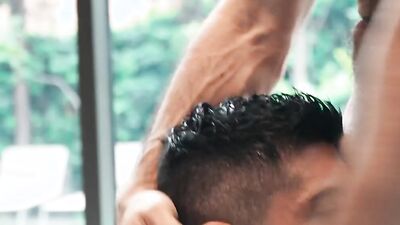 MEN - Bearded Hunk Marco Napoli Fucks A Load Out Of Justin Jett Before Cumming On His Face