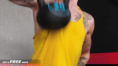 Slutty Hunk Spitroasted In A Hot Shower By Gym Bro's - Devin Franco, Blain O'Connor, Aiden Langston