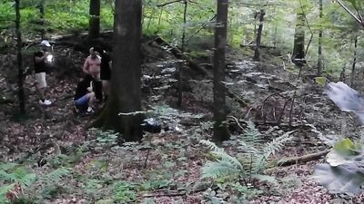 Watch this German dude hook up with a busty babe in public & pound her hard in HD