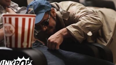 TWINKPOP - Getting Hot And Nasty In The Movie Theater With Dante Colle, Michael Boston & Troye Dean