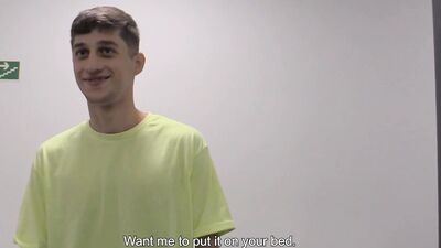 CZECH HUNTER - Pizza Delivery Guy Gets Offered A Shower, Then Gets Spit Roasted For A Tip