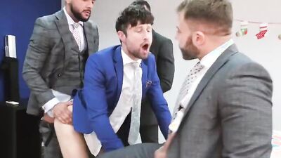 X-mas Eve Boardroom Play (Sexy)
