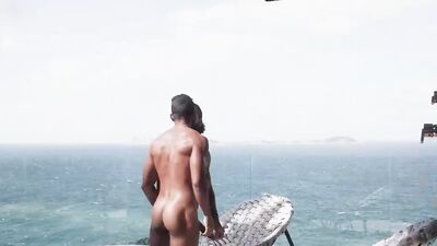 VOYR - Hot Stud Andy Rodrigues Takes Flight As He Gets A Hard Pounding In Spread Eagle By Gael