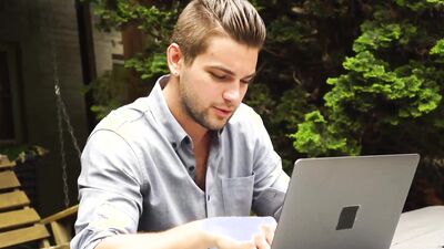 NAKEDSWORD BBC Reign Fucks Devin Franco Bareback All Over The Garage
