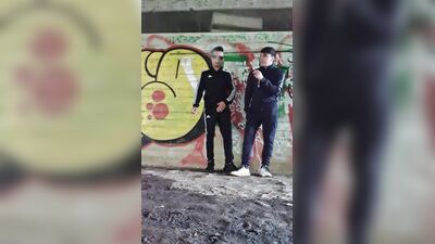 Scally gay boys wank outdoor and homemade scally fuck